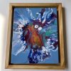‘Orchid 3’ Abstract Acrylic Painting on Canvas - Image 2