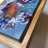 ‘Orchid 3’ Abstract Acrylic Painting on Canvas - Image 3