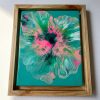 ‘Orchid 4’ Abstract Acrylic Painting on Canvas - Image 2