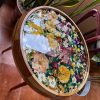 ‘Floating Rose’ Preserved Flower and Epoxy Resin Solid Wood Table - Image 4
