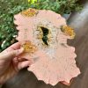 ‘Sweet Pea’ Resin Geode Tray/Wall Art - Image 4