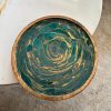 ‘Teal Torque’ Wood & Resin Tray - Image 2