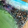 ‘Allure ’ Alcohol Ink and Resin Art on Wood Panel - Image 3