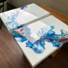 ‘Ethereal’ Abstract Acrylic Paintings on Canvas (Set of 2) - Image 8