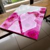‘Dancing Roses’ Alcohol Ink and Resin Art on Wood Panel - Image 2