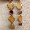 ’Flower & Resin’ earrings - Pair 1 - Image 2