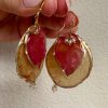 ’Flower & Resin’ earrings - Pair 7 - Image 3