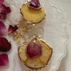 ’Flower & Resin’  earrings - Pair 13 - Image 4