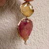 ’Flower & Resin’ Pendant Pair 1 - Image 4
