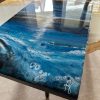 ‘Tranquility’ Resin Art on Wood Panel - Image 3