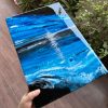 ‘Tranquility’ Resin Art on Wood Panel - Image 6