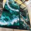 ‘Into the Unknown-S1’ Resin Art on Wood Panel - Image 10