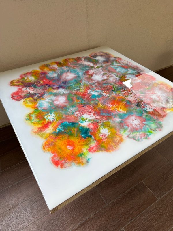 ‘Eden’ Resin Art on Wood Panel