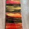 ‘Flaming Sunset’ Resin & Alcohol Ink Paintings on Wood (Set of 2) - Image 7