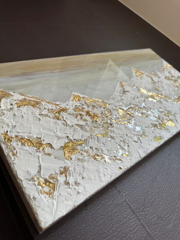 ‘Transitional’ Resin Art on Wood Panel