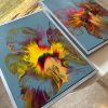 ‘Oceanic-II’ Abstract Acrylic Painting on Canvas - Image 2