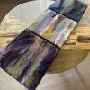 ‘Gold Mist’ Resin & Alcohol Ink Painting on Wood - Image 5
