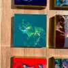 ‘Liberty’ Resin Art on Wood Panel (set of 9) - Image 11