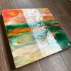 ‘Lush Countryside’ Resin Painting on Wood - Image 2