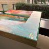 ‘Lush Countryside’ Resin Painting on Wood - Image 5