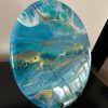‘Clairvoyance’ Resin Art on Solid Teak Wood - Image 2
