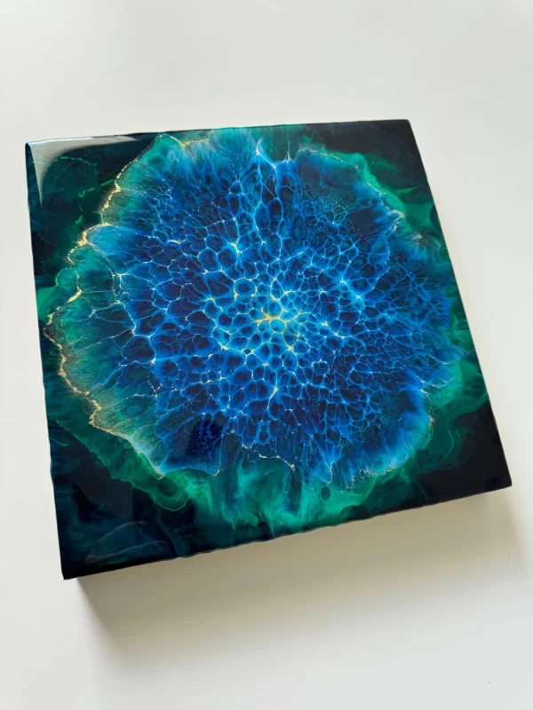 ‘Rebirth’ Resin Art on Wood