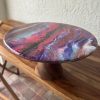 ‘Pinkscape’ Resin & Wood Cake Stand - Image 2