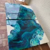 ‘Sea-Kissed’ Resin Art on Wood Panel - Image 4