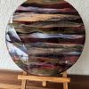 ‘Summer Wine’ Resin & Ink Art on Solid Wood - Image 5