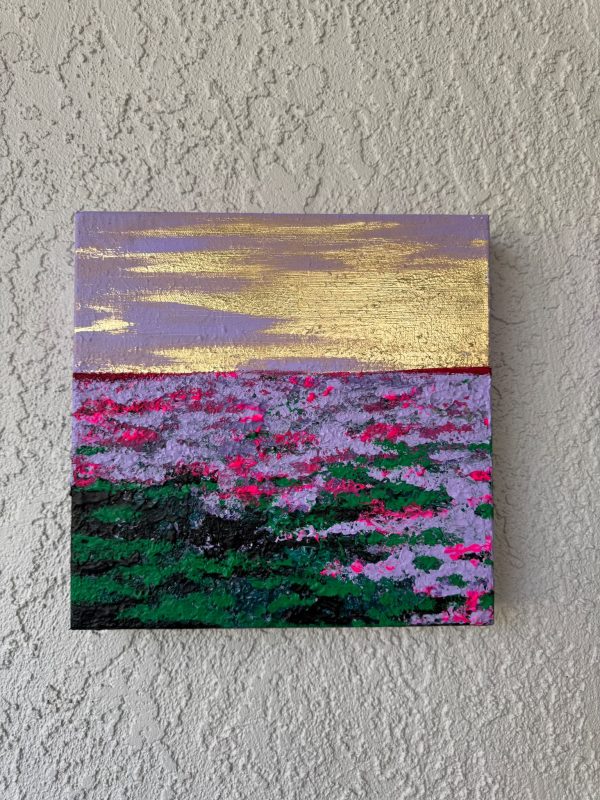 ‘Dream Garden - Lavender’ Abstract Acrylic Painting on Canvas