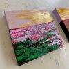 ‘Dream Garden - Lavender’ Abstract Acrylic Painting on Canvas - Image 5
