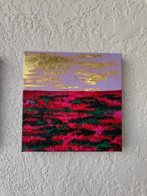 ‘Dream Garden - Poppies’ Abstract Acrylic Painting on Canvas