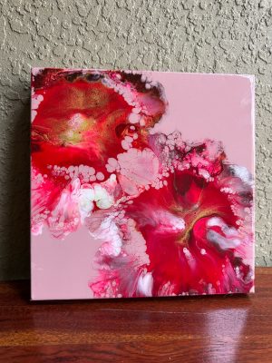 ‘Tropical Paradise’ Abstract Acrylic Painting on Deep Canvas