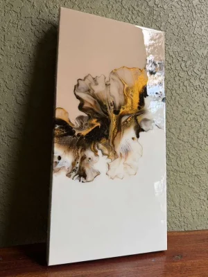 ‘Autumn Breeze ’ Abstract Acrylic Painting on Deep Canvas