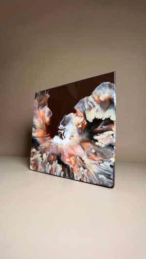 ‘Inferno’ Abstract Acrylic Painting on Canvas