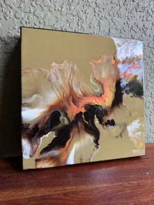 ‘Brazen’ Abstract Acrylic Painting on Deep Canvas