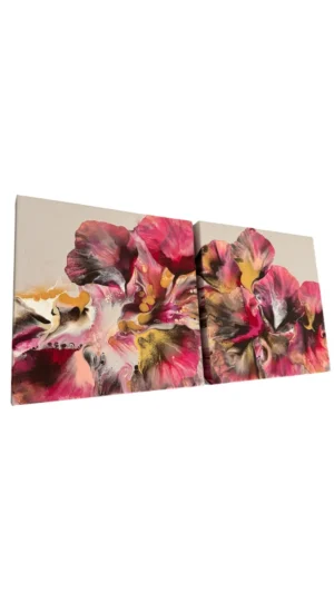 ‘Beauty in Chaos’ Abstract Acrylic Painting on gallery depth Canvas